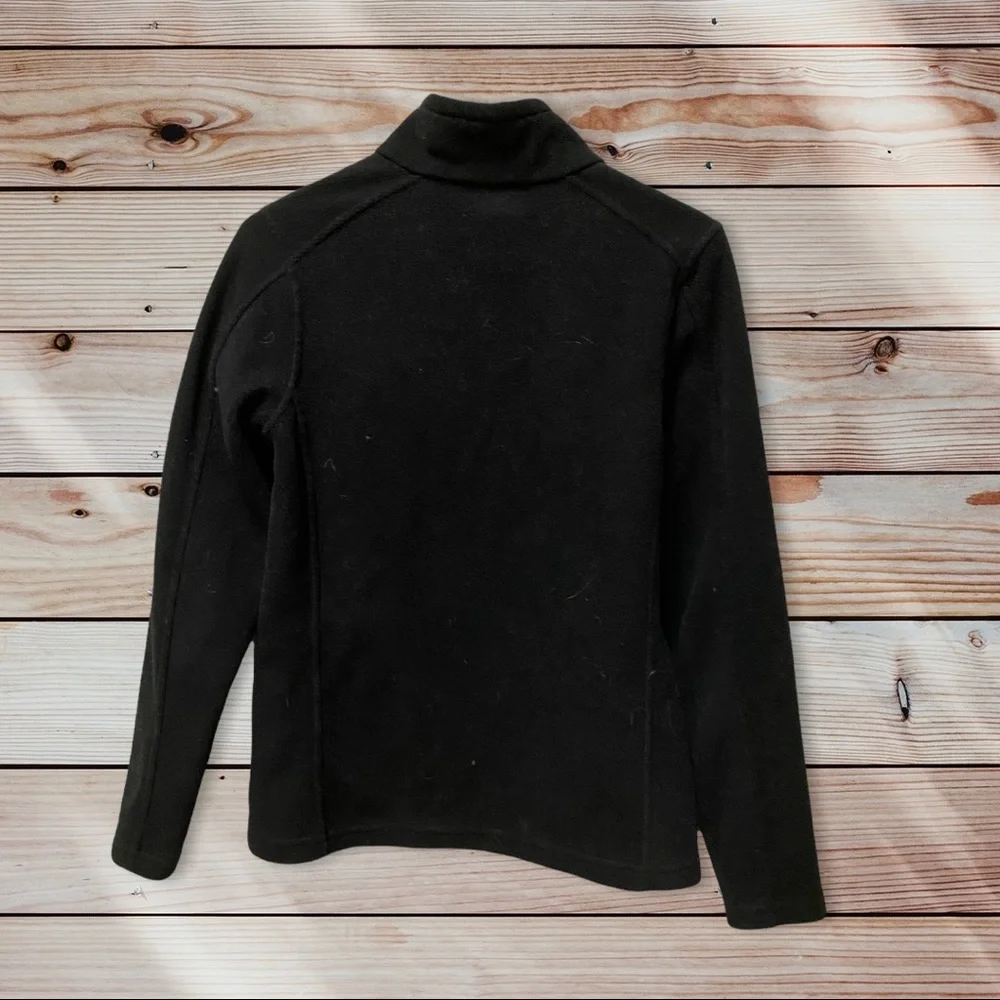 Patagonia Synchilla Black Full Zip Warm Size Medium Long Sleeve Zip Sweater - Picture 7 of 7